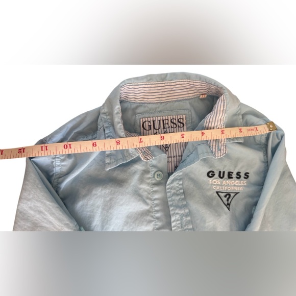 Guess Kids Light Blue Button Down Shirt - Picture 12 of 12